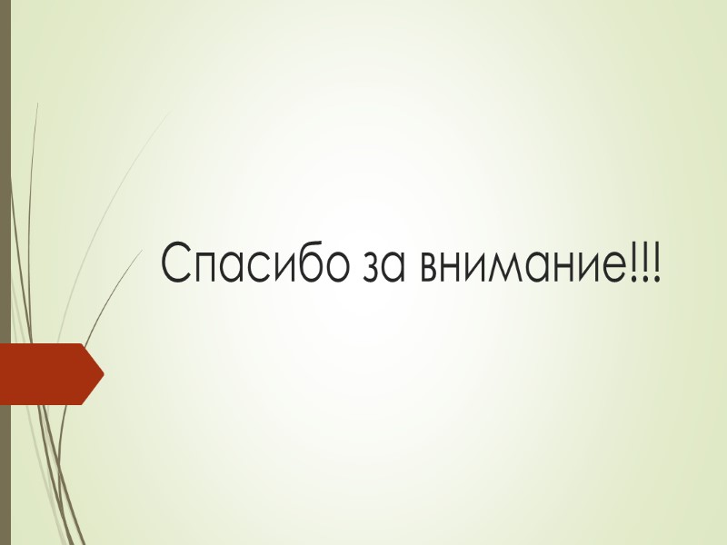 Спасибо за внимание!!!